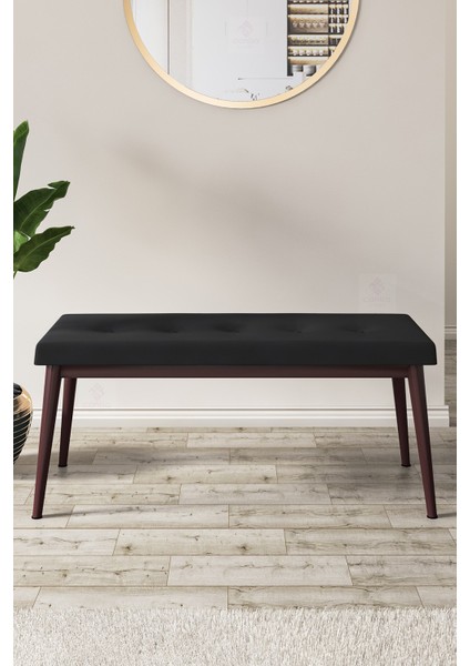 Concept Zen Serisi Bench'li Mdf Açılabilir 80 x 132 cm 1.sınıf Mutfak Masası Takımı - Barok Ahşap Desen modelleri