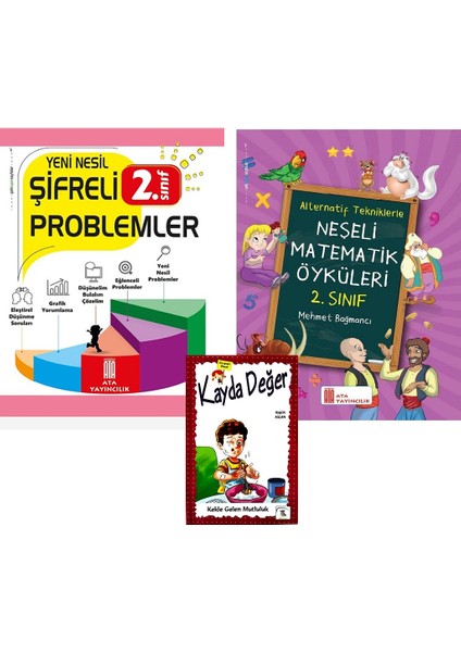 2. Sınıf Şifreli Problemler + Neşeli Matematik Öyküleri