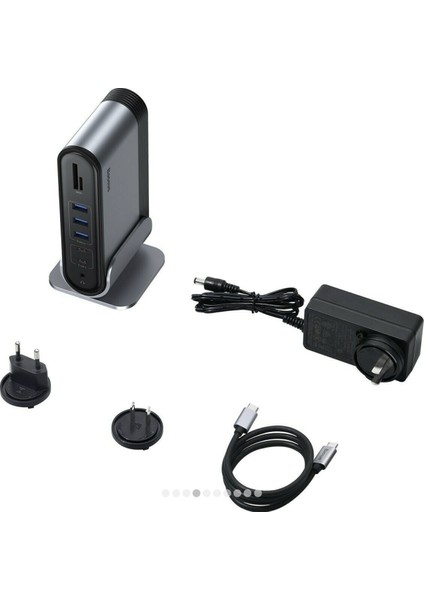 Working Station 16IN1 Çok Fonksiyonlu Type-C Hub Adaptör HDMI USB 3.0 RJ45 Cahub-Hgog indirimleri