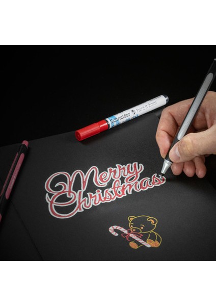 Paint-It 1-2mm Metalik Fineliner Keçe Uçlu Kalem Gümüş fırsatları