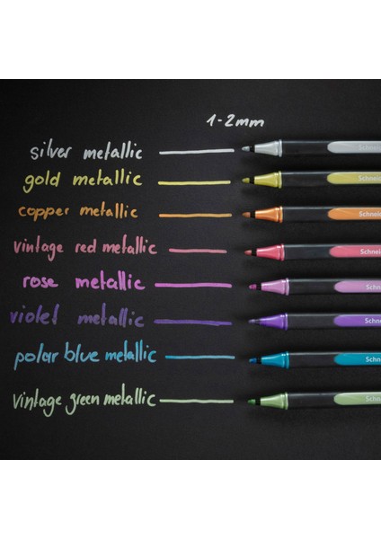 Paint-It 1-2mm Metalik Fineliner Keçe Uçlu Kalem Gümüş indirimleri