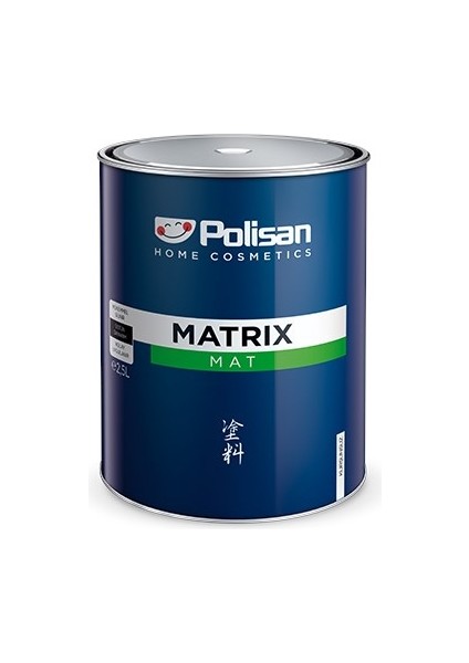 Matrix Mat Yağlı Boya 0.75 Lt (Siyah ve Beyaz))