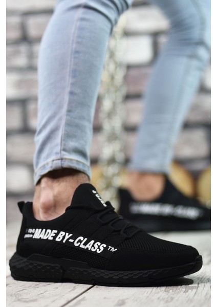 Siyah Beyaz Erkek Sneaker 0012SANTO fırsatları