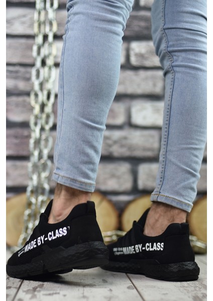 Siyah Beyaz Erkek Sneaker 0012SANTO indirimleri