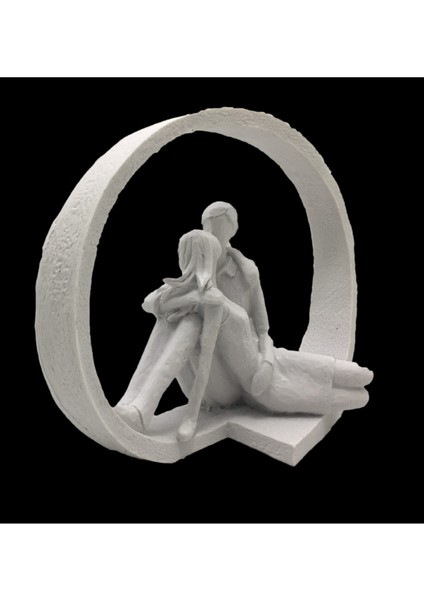 Dekoratif Polyester Çember Içi Sevgililer (22X27CM) fiyatları