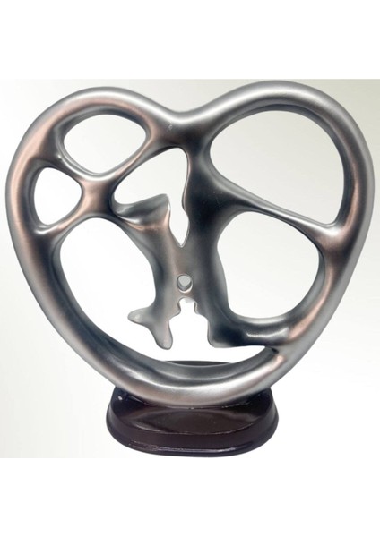 Dekoratif Polyester Öpüşen Çift Heykel Biblo (26X27CM) fiyatları