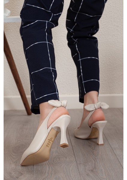 Kadın Stileto Fiyonk Detaylı Orta Topuk 1.Kalite İthal Malzeme Rahat Ayakkabı fırsatları