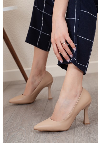 Nicole Kadın Rahat Şık Topuklu Ayakkabı Stiletto modelleri