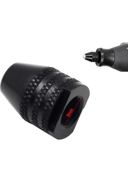 Attlas 135 G Mini Taşlama Grravür Makinası Mandreni Att 135 G Kısa Kuyruk Otomatik Mandrel 3 Çeneli