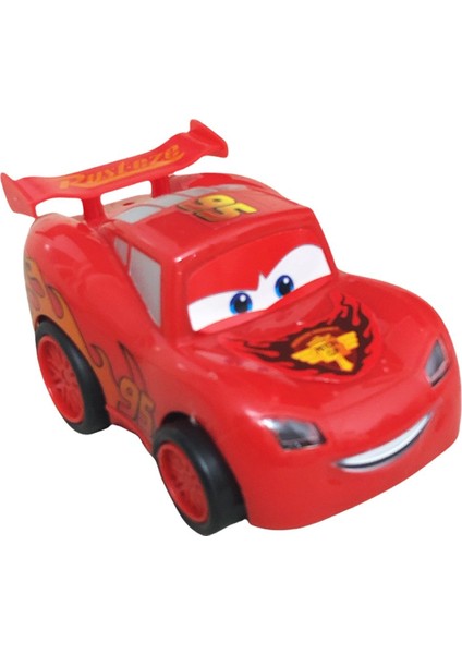 Şimşek Mcqueen Figürlü Sürtmeli Oyuncak Araba
