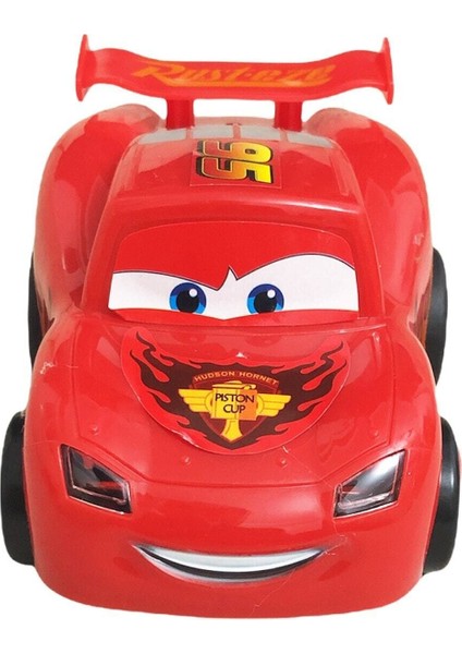 Şimşek Mcqueen Figürlü Sürtmeli Oyuncak Araba