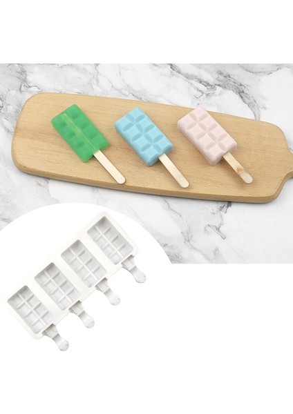 Stil-A Dondurma Kalıp Mutfak ve Bar Malzemeleri Yaz Popsicle Silikon Kalıp Diy Ev Yapımı Dondurma Kalıp Suyu Buz Küpü Kalıp Yapışmaz fırsatları