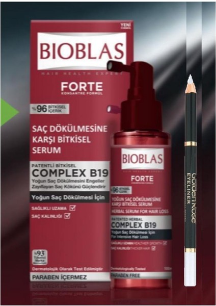 Forte Saç Serum COMPLEX19 100 ml %96 Bitkisel