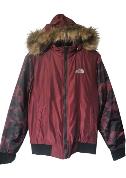 The Best World Erkek Kürklü Mont 6053 - 6053 - Bordo - Xl