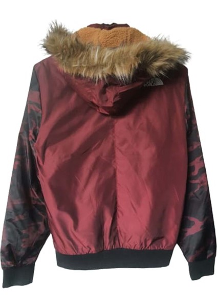 The Best World Erkek Kürklü Mont 6053 - 6053 - Bordo - Xl