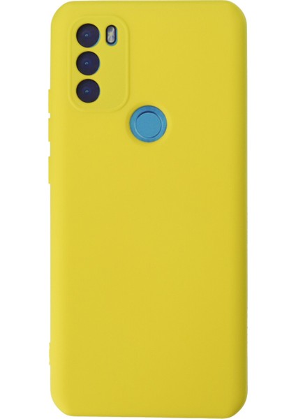 General Mobile GM21 Plus Kapak Kamera Korumalı Içi Kadife Lansman Silikon Kılıf - Sarı
