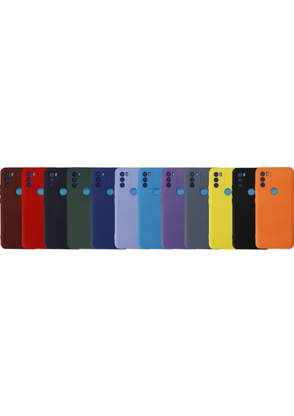 General Mobile GM21 Plus Kapak Kamera Korumalı Içi Kadife Lansman Silikon Kılıf - Sarı
