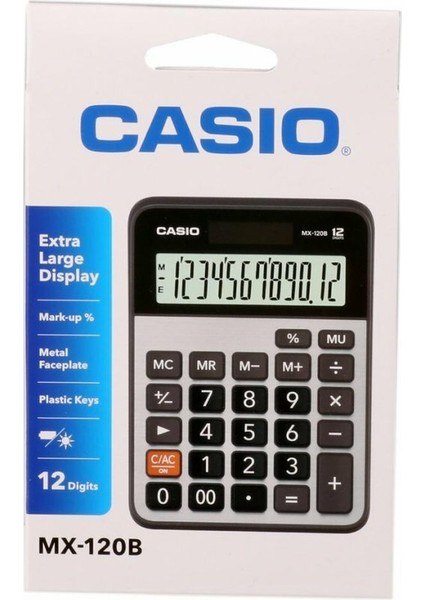 Casio Hesap Makinesi MX-120B