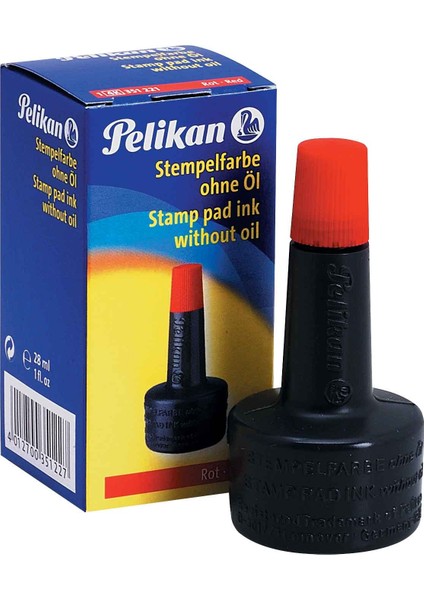 Pelikan Istampa Mürekkebi 28ML Kırmızı