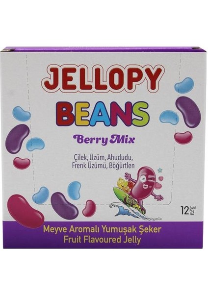 Jellopy Beans Berry Mix 30 gr x 12