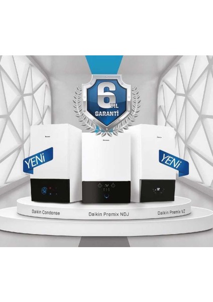 Vz Premix 24/24 Kw (20.000 Kcal) Tam Yoğuşmalı Kombi