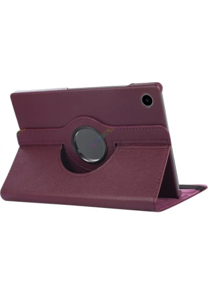 Nezih Case Samsung Galaxy Tab A8 10.5 SM-X200 / SM-X205 Uyumlu 360 Rotating Stand Deri Kılıf