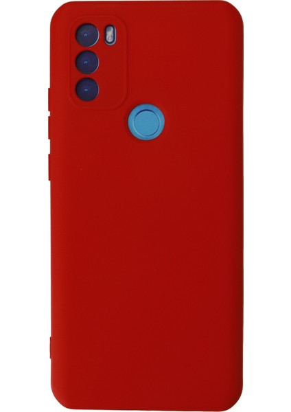 General Mobile GM21 Plus Kapak Kamera Korumalı Içi Kadife Lansman Silikon Kılıf - Kırmızı