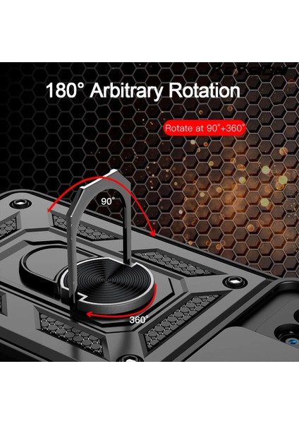 Xiaomi Redmi Note 11 Pro Kılıf Lens Sürgülü Yüzüklü Tank Silikon Pars modelleri
