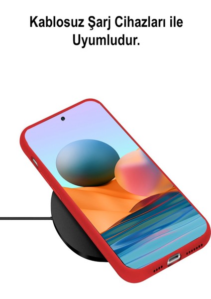 Case World Caseworld Xiaomi Redmi 9c Kapak Kamera Korumalı Içi Kadife Lansman Silikon Kılıf - Kırmızı