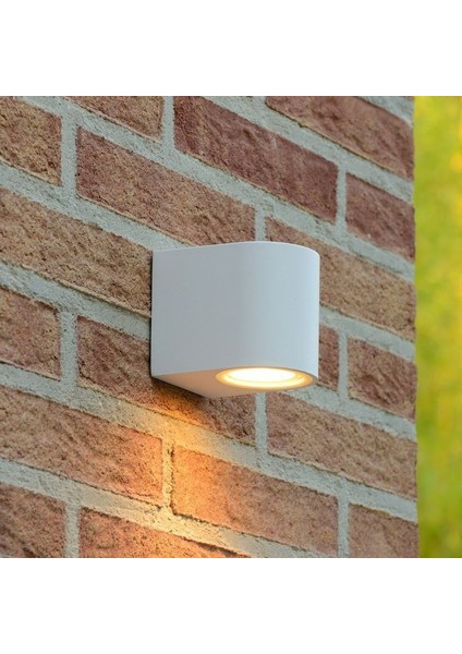 7 Watt Beyaz Işık Ampul Dahil Dekoratif Tek Yönlü Aplik, Bahçe, Balkon, Salon, Teras, Kamelya, Bungalov Aplik, Yatak Başı, Salon, Hol, Antre Apliği, Modern ve Şık Armatür