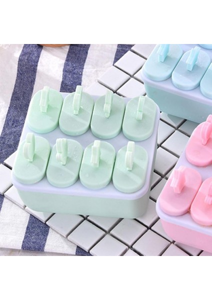 1 Hücre Yeşil Hücreleri Dondurma Kalıp ile Yaratıcı Ev Diy Ev Ev Yapımı Taban ve Kapak Dondurma Dondurulmuş Suyu Kalıp Popsicle Yapma Aracı(Yurt Dışından)