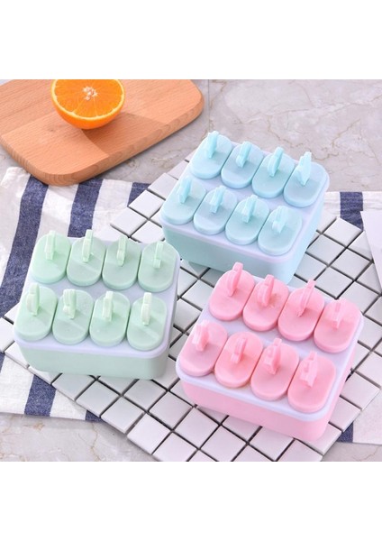 1 Hücre Yeşil Hücreleri Dondurma Kalıp ile Yaratıcı Ev Diy Ev Ev Yapımı Taban ve Kapak Dondurma Dondurulmuş Suyu Kalıp Popsicle Yapma Aracı(Yurt Dışından)