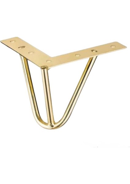 Fatihhirdavat 15 cm Gold Metal Mobilya Masa Ayağı