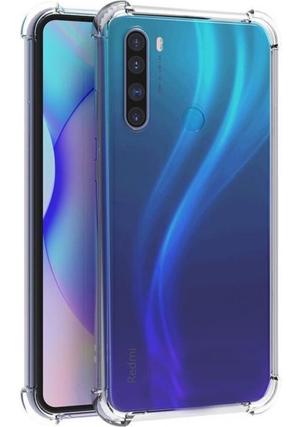 Xiaomi Redmi Note 8 Kılıf Silikon Şeffaf Köşeli Olex
