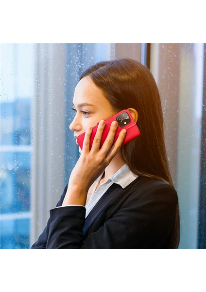 Iphone 12 - 12 Pro Kılıf Mıknatıslı Cüzdanlı Deri Kılıf Kırmızı indirimleri