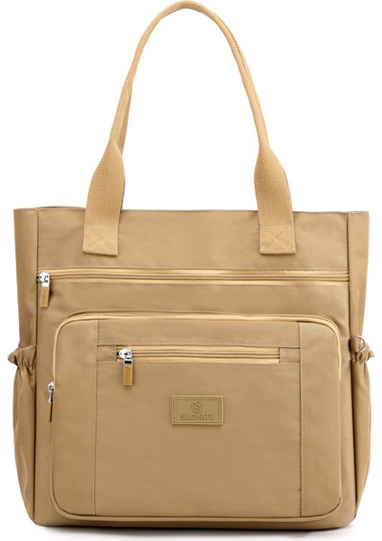 Kadın Omuz Çantası Büyük Kapasiteli Naylon Crossbody Günlük Moda Çantalar Çok Amaçlı Kullanım Tote Çanta (Yurt Dışından)