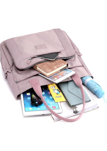 Kadın Omuz Çantası Büyük Kapasiteli Naylon Crossbody Günlük Moda Çantalar Çok Amaçlı Kullanım Tote Çanta (Yurt Dışından) indirimleri