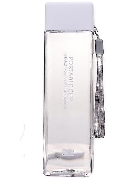 Plastik Su Matarası - Beyaz (Yurt Dışından)