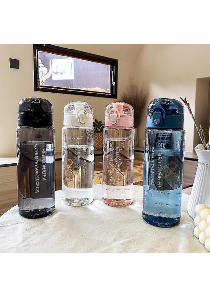 Plastik Su Matarası - Siyah (Yurt Dışından) fırsatları