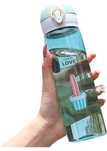 Plastik Su Matarası - Yeşil (Yurt Dışından)