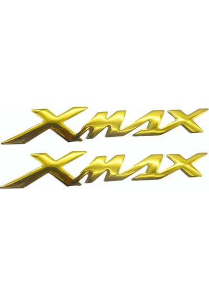 Yamaha Xmax Kabartmalı Sticker Solmayan Etiket Takımı Altın
