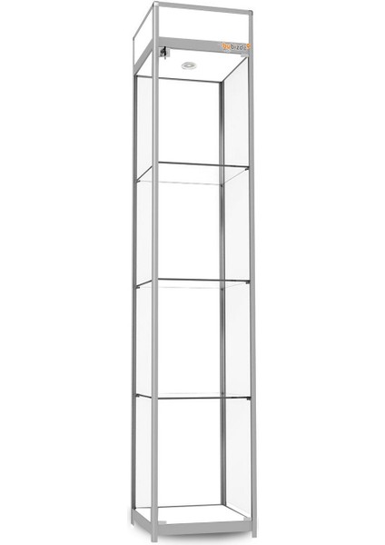 Camlı Vitrin - Cam Dolap - Camlı Koleksiyon Vitrini - Teşhir Vitrini - Kupa Dolabı 200X40X40 cm fiyatları