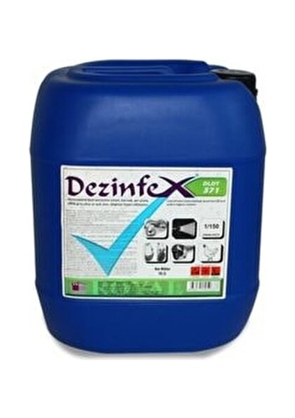 Royal Ilaç Dezinfex 371 Klorlu ve Alkali Konsantre Dezenfektan 5 Lt