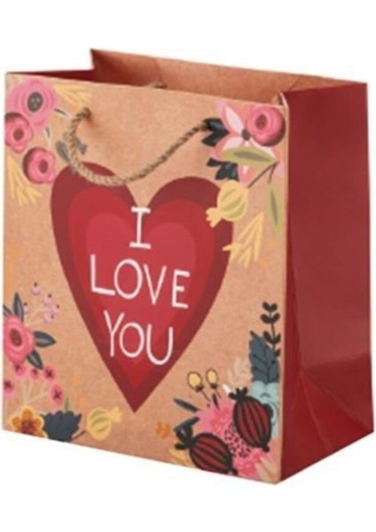 B4 Valentınes Day Karton Çanta
