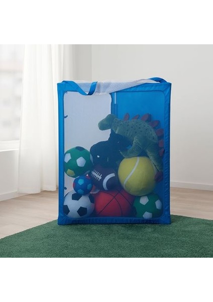 Çocuk Futbol Kalesi ve Depolama Alanı 90X53X53CM Mavi fiyatları