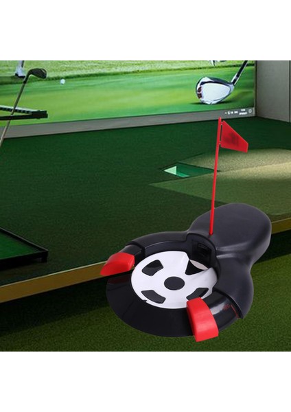 Otomatik Golf Putter Fincan W / Bayrak Topu Iade Makinesi Öğretim Aksesuarları (Yurt Dışından) fırsatları