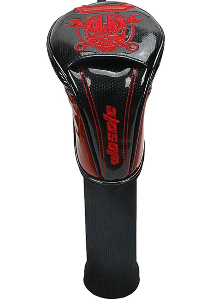 Golf Sürücüsü Headcover Golf Ahşap Kulübü Kafa Kapak Guard W / No. Tag Aksesuarları Siyah No.1 (Yurt Dışından)