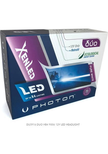 Duo Hb4 9006 12V LED Headlıght modelleri