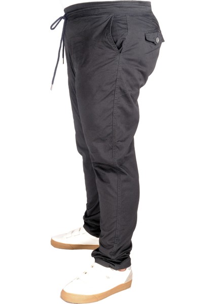 Büyük Beden Pantolon Keten Jogger Milano 21913 Lacivert fiyatları