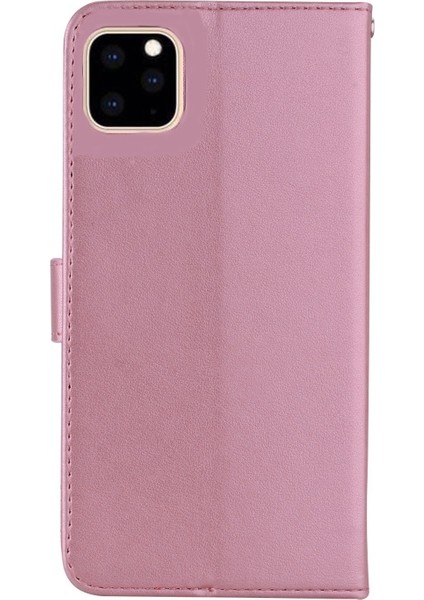 Apple iPhone 12 Mini 5.4 Inç Uyumlu Taşlı Tasarım Tpu Telefon Kılıfı - Pembe (Yurt Dışından)